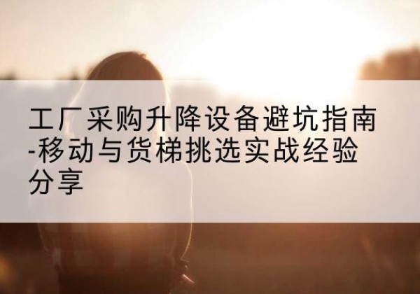 临川移动式升降机怎么选-工厂采购升降设备避坑指南-移动与货梯挑选实战经验分享